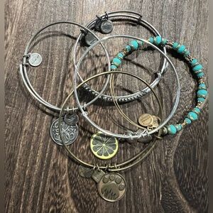 Alex & Ani Bracelets Set Of 5 B34